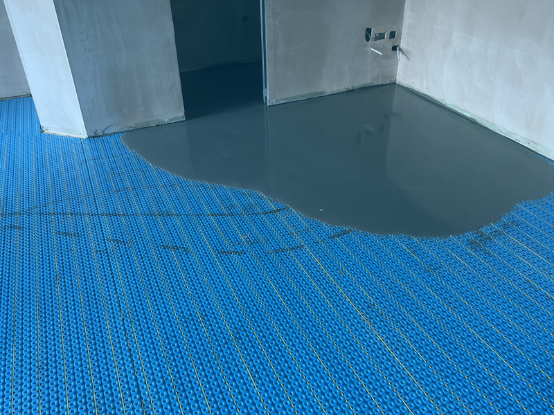 Cement floor polishing service