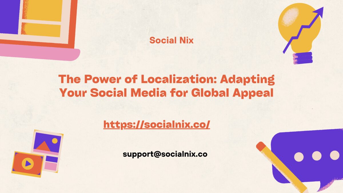 social media marketing localization