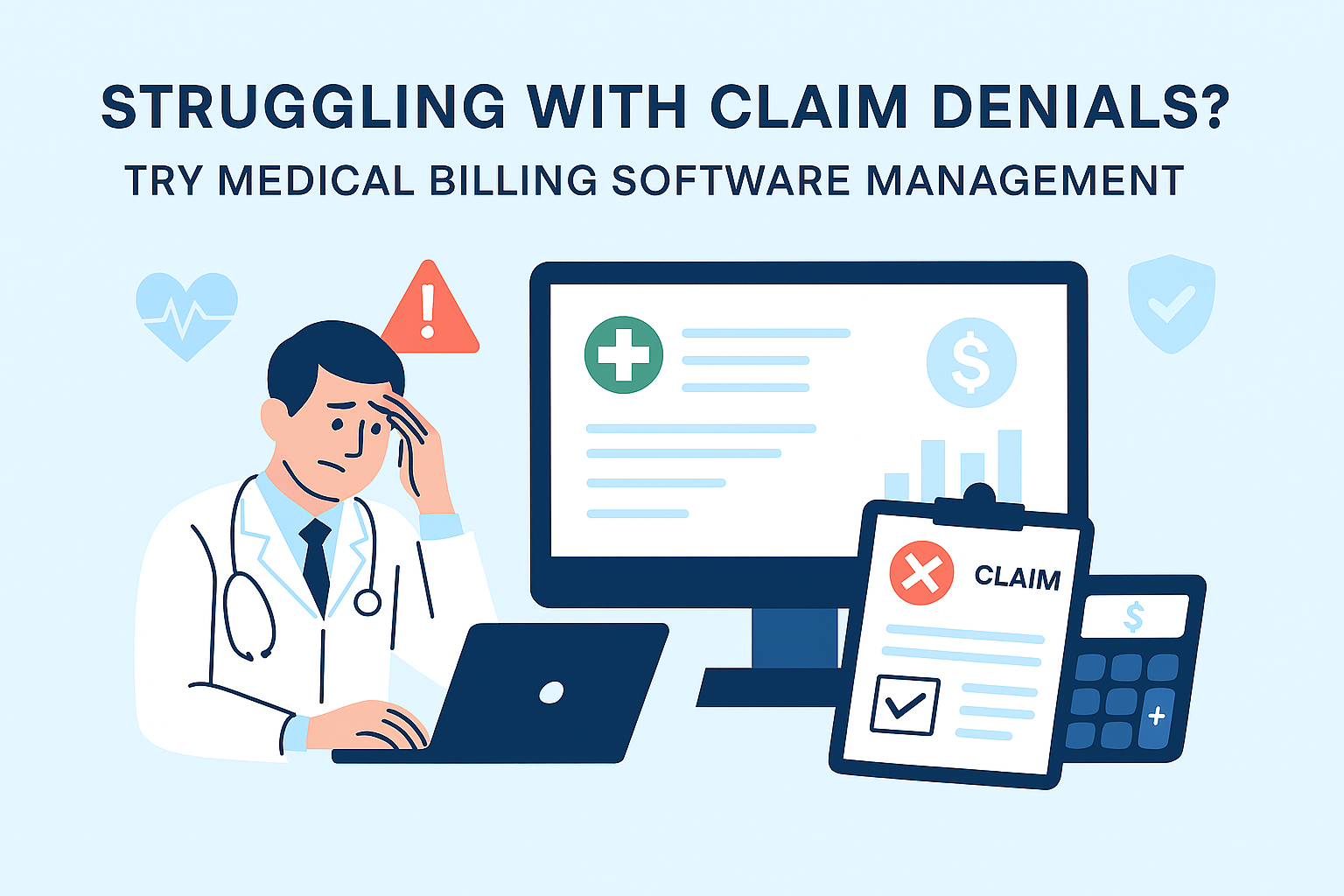 Struggling with Claim Denials Try Medical Billing Software Management