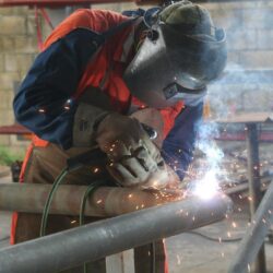 Man Doing Welding