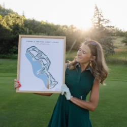 golf course map poster
