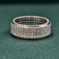 mens moissanite rings