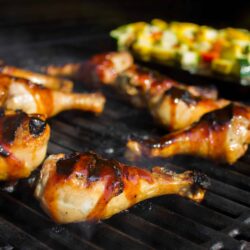 how long does it take to grill chicken legs