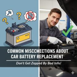 Common Misconceptions About Car Battery Replacement