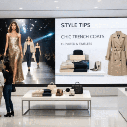 LED video walls in showrooms