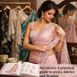 Net sarees A practical guide to styles, fabrics and draping