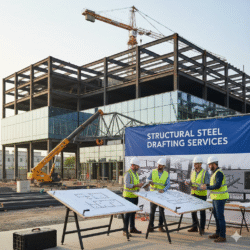 structural steel drafting services for commercial building project