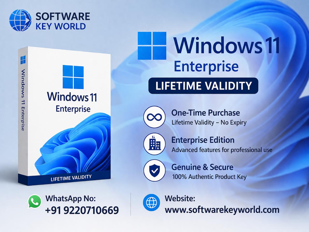 SoftwareKeyWorld, Windows 11 Enterprise key, lifetime license Windows, cheap Windows activation, SoftwareKeyWorld Windows, Windows 11 Enterprise price, digital license key