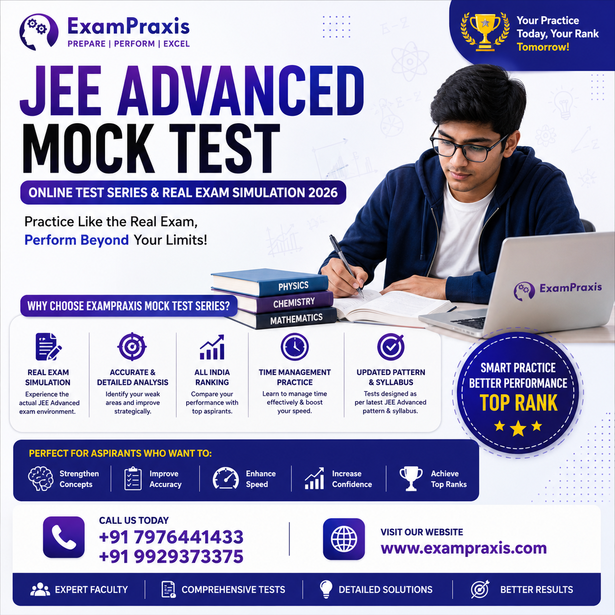 JEE Advanced mock test, JEE Advanced mock test online, free JEE Advanced test series, JEE Advanced practice test, JEE Advanced online exam, JEE Advanced preparation test, mock test for JEE Advanced
