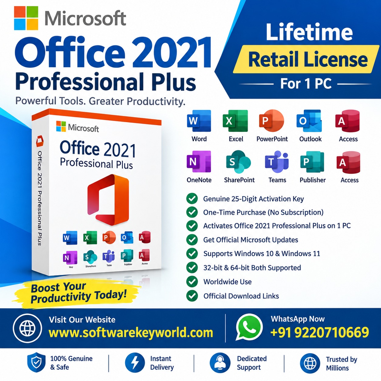 Office 2021 Professional Plus, Office 2021 License Key, Lifetime Office License, Microsoft Office 2021, Office Professional Plus, SoftwareKeyWorld