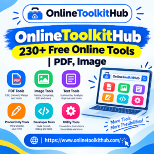 OnlineToolkitHub, Online Toolkit Hub, Free Online Tools, Online Toolkit, PDF tools online, image tools online, SEO tools,