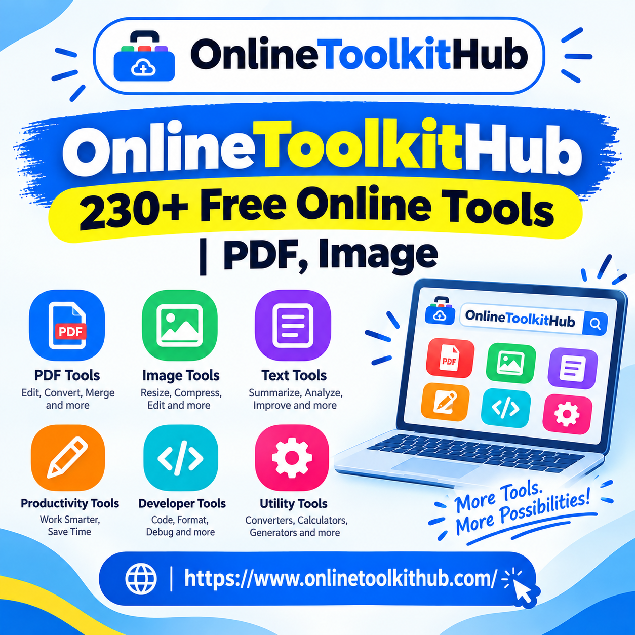 OnlineToolkitHub, Online Toolkit Hub, Free Online Tools, Online Toolkit, PDF tools online, image tools online, SEO tools,