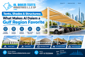 tent manufacturer Dubai, car parking shades UAE, custom tents Dubai, tensile shade structures, Arabic majlis tents, solar car parking shades