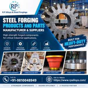 Industrial Products Manufacturer in India, Industrial Products Supplier, Industrial Castings Manufacturer, Steel Forgings Manufacturer, Heavy Engineering Components, Custom Machined Components, R.P. Alloys Ghaziabad